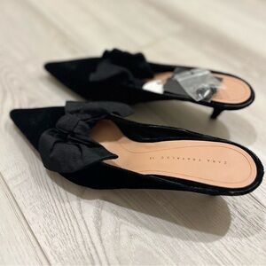 Brand new ZARA mules with 2.5inch heel